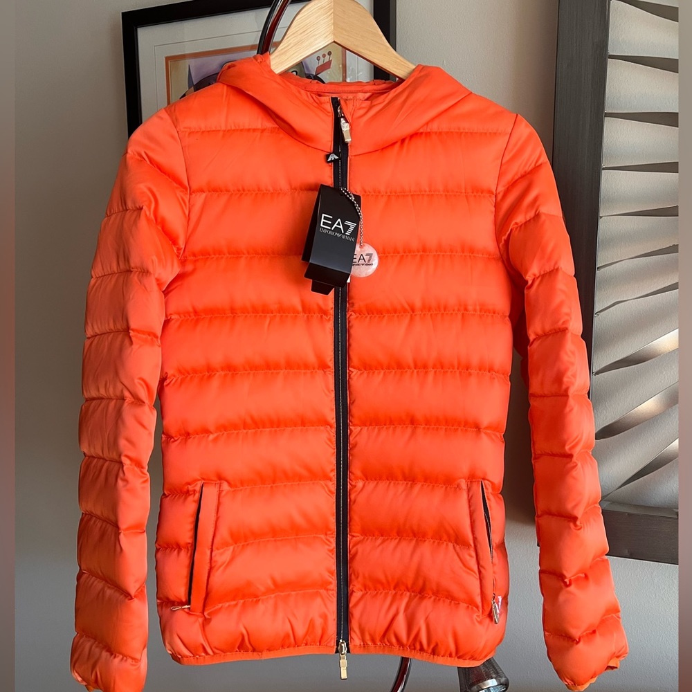 Ea7 Emporio Armani Mountain Shiny Down Jacket